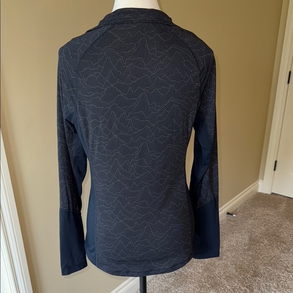 Paradox Pullover Merino Wool Blend Base Layer 1/4 Zip Black Grey Women's Size S - Picture 7 of 14